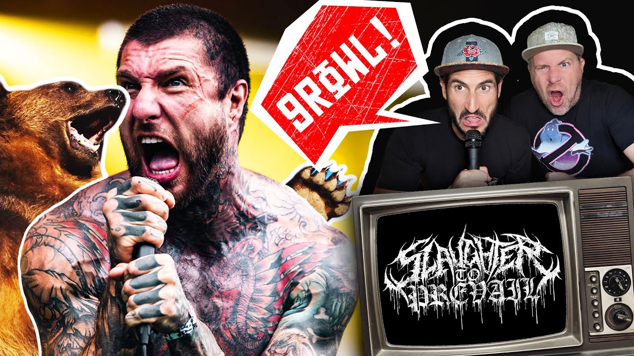 Slaughter To Prevail - Viking - ЭТОТ ЧЕЛОВЕК УНИЧТОЖАЕТ МЕДВЕДЕЙ и ПЕВЕЦ!!!? 🐻😲 [реакция]