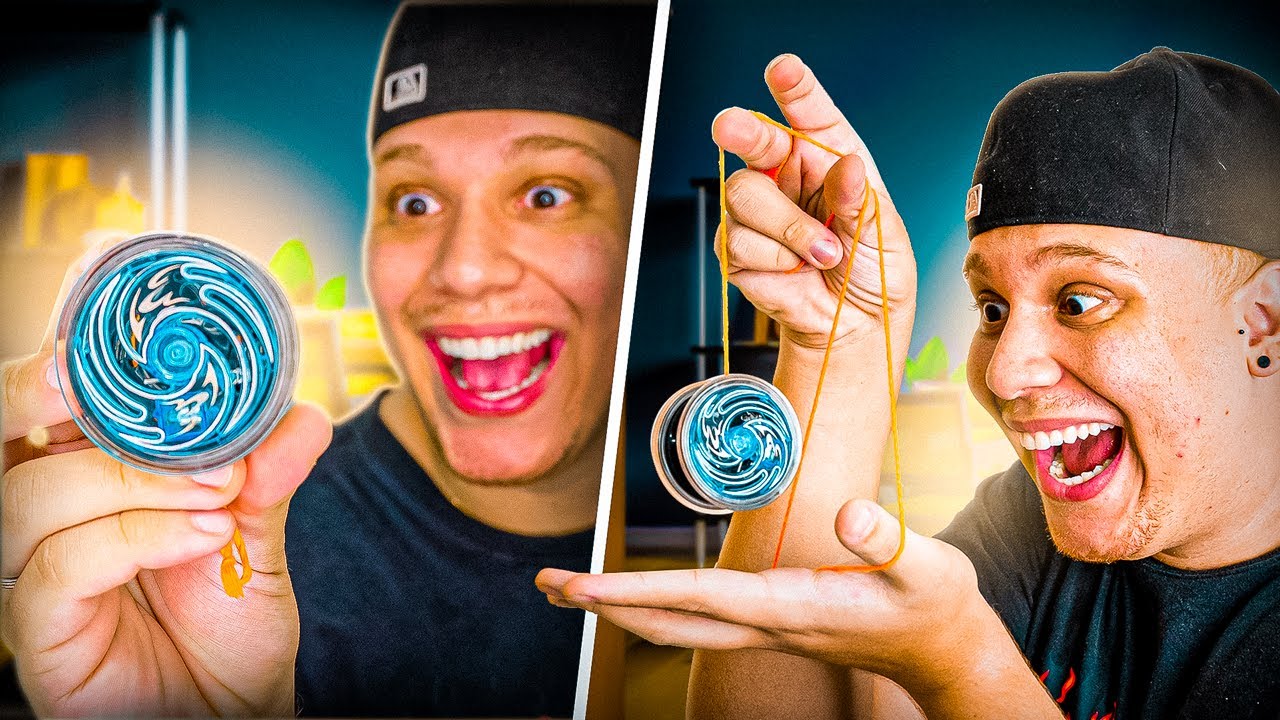 INCRÍVEL !! COMPREI UM IOIÔ PROFISSIONAL DE ROLAMENTO !! (YO-YO DE BRINQUEDO)