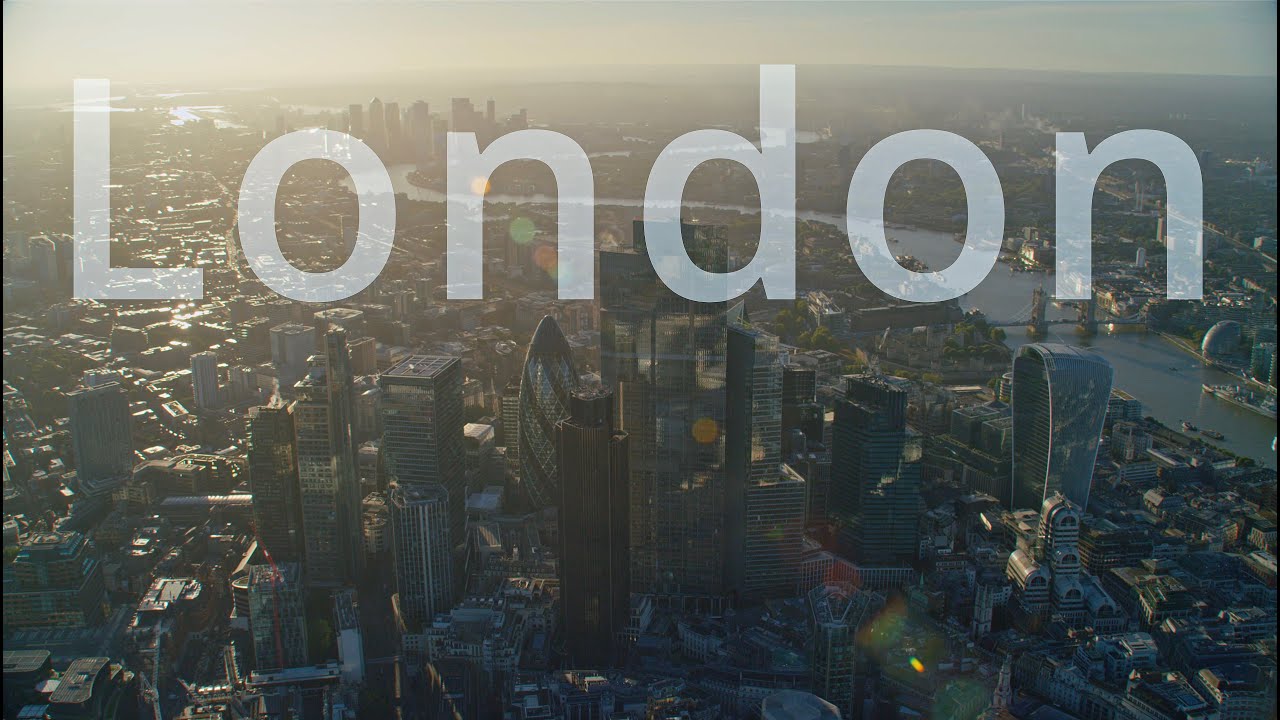 2024 London aerial helicopter footage showreel