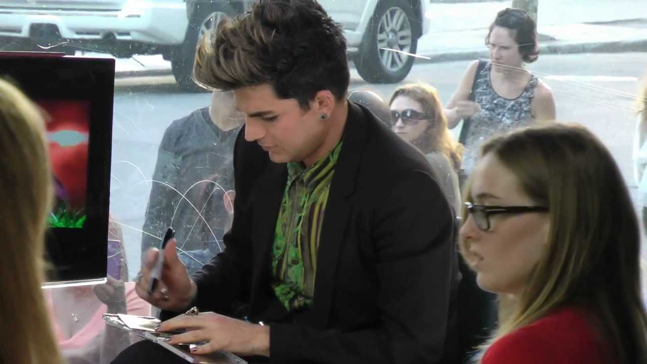 If I Had You   sung by fans for Adam Lambert at MusiquePlus.