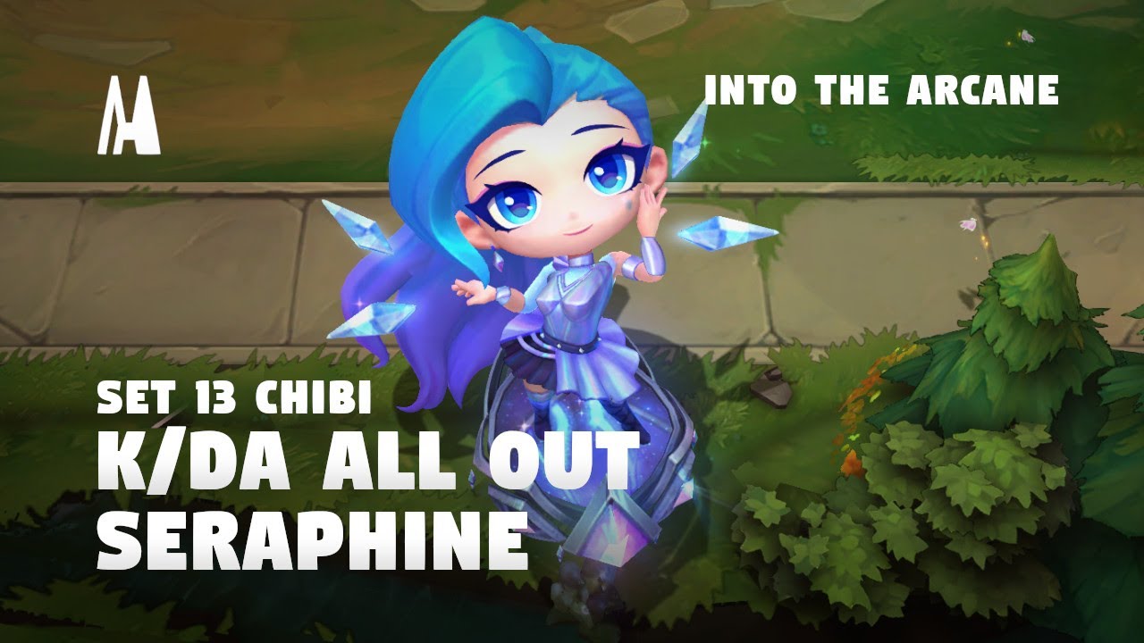 KDA ALL OUT SERAPHINE | EMOTES, FINISHER, BOOM | TFT SET 13