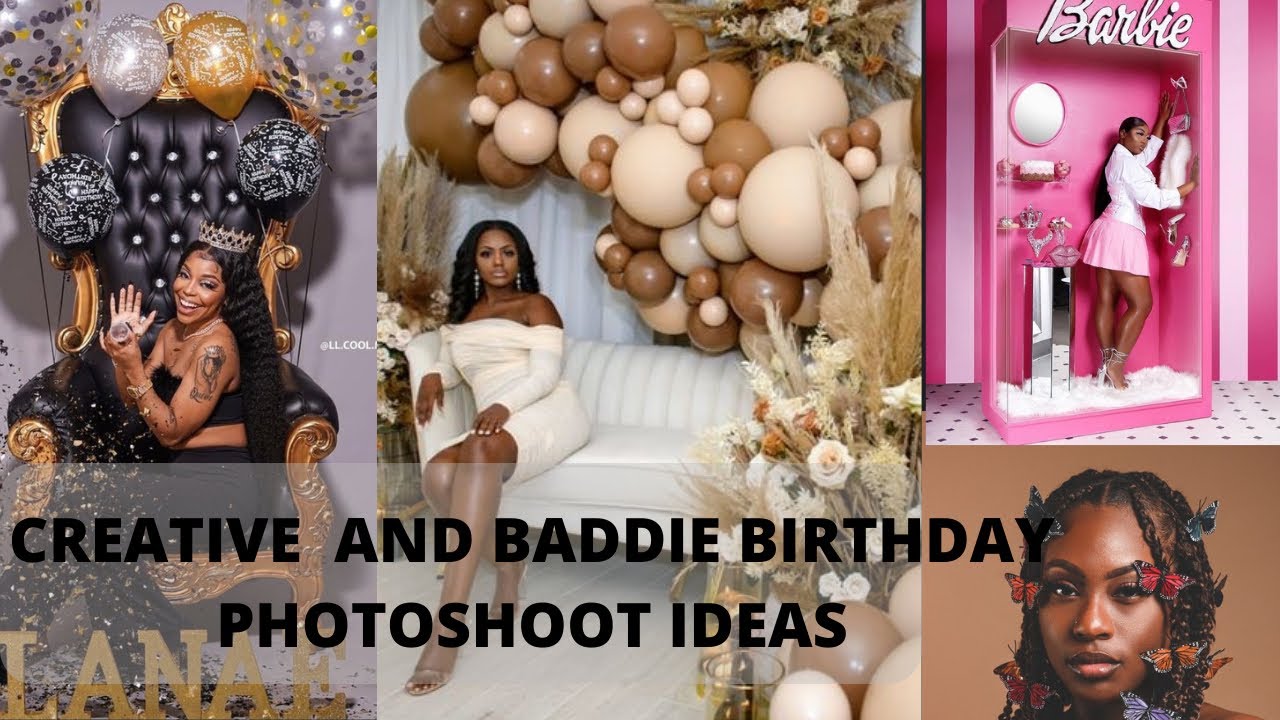Creative/baddie/classy birthday photoshoot ideas🔥❤️#birthday #photoshoot #outfits #trending