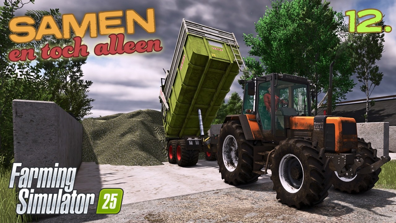 Samen en toch alleen | 12 | HAKSEL TIJD | Farming Simulator 25 (Nederlands) | #fs25 #ls25
