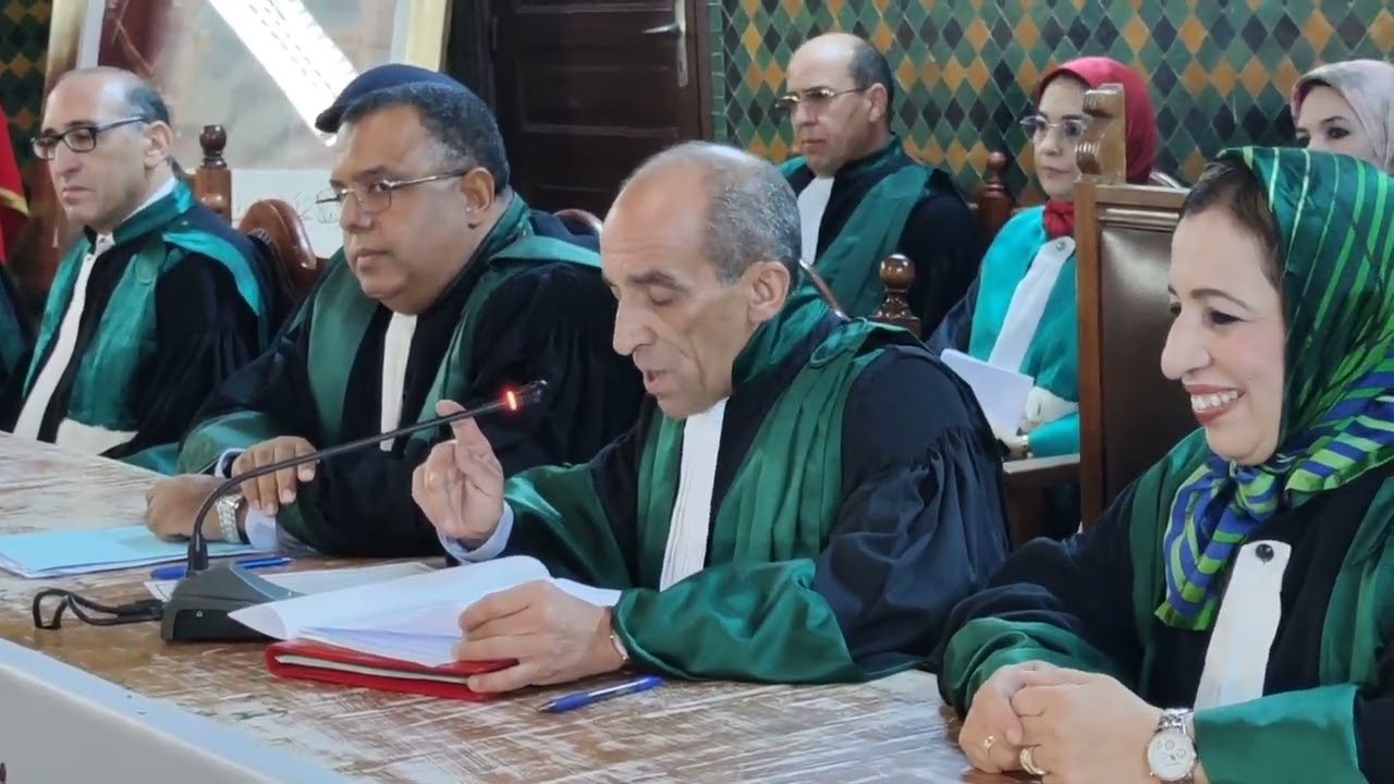 حفل تنصيب السيد رئيس المحكمة الابتدائية بمكناس الاستاذ عبد الغني الشاغ
