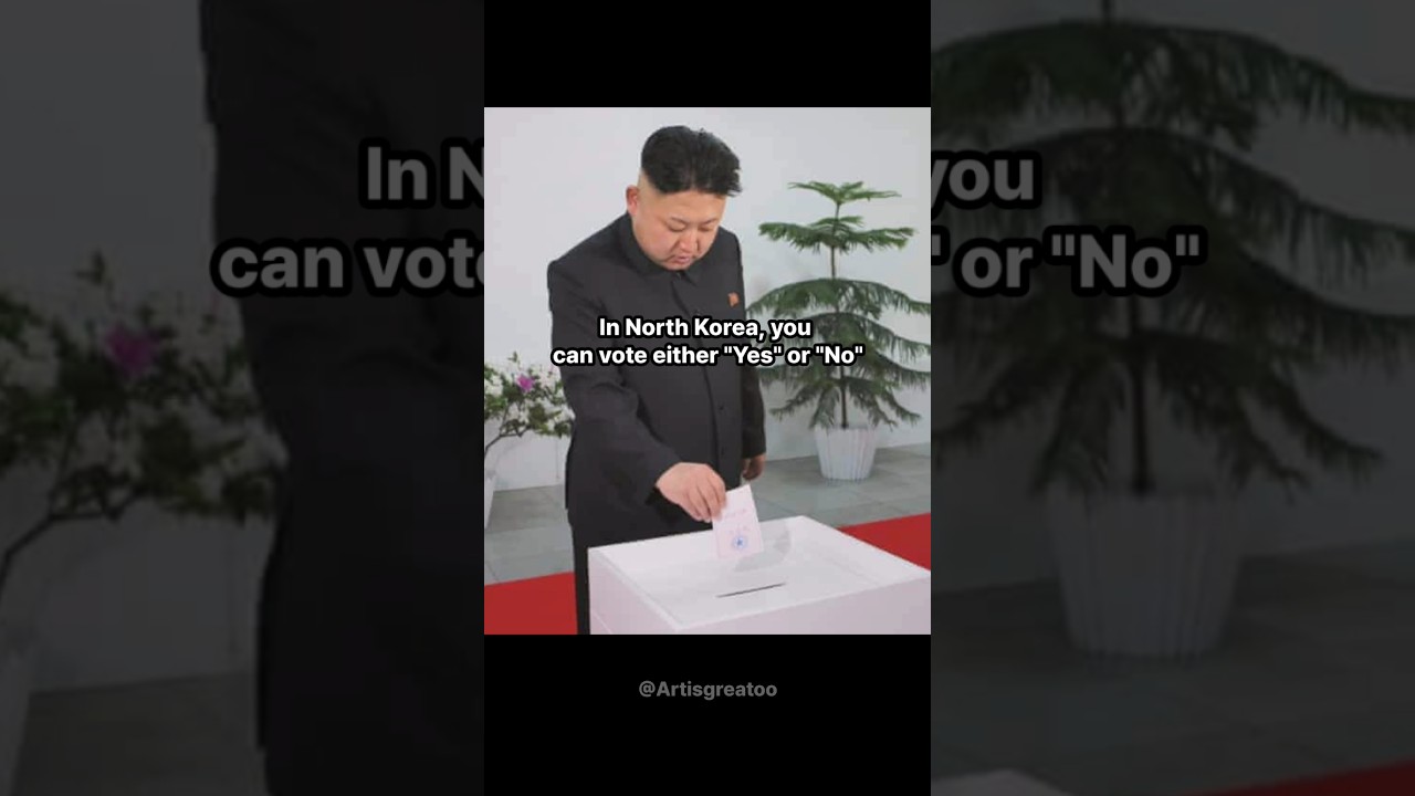 The Truth Behind North Korea&rsquo;s 0.07% &ldquo;No&rdquo; Vote #northkorea #kimjongun #facts