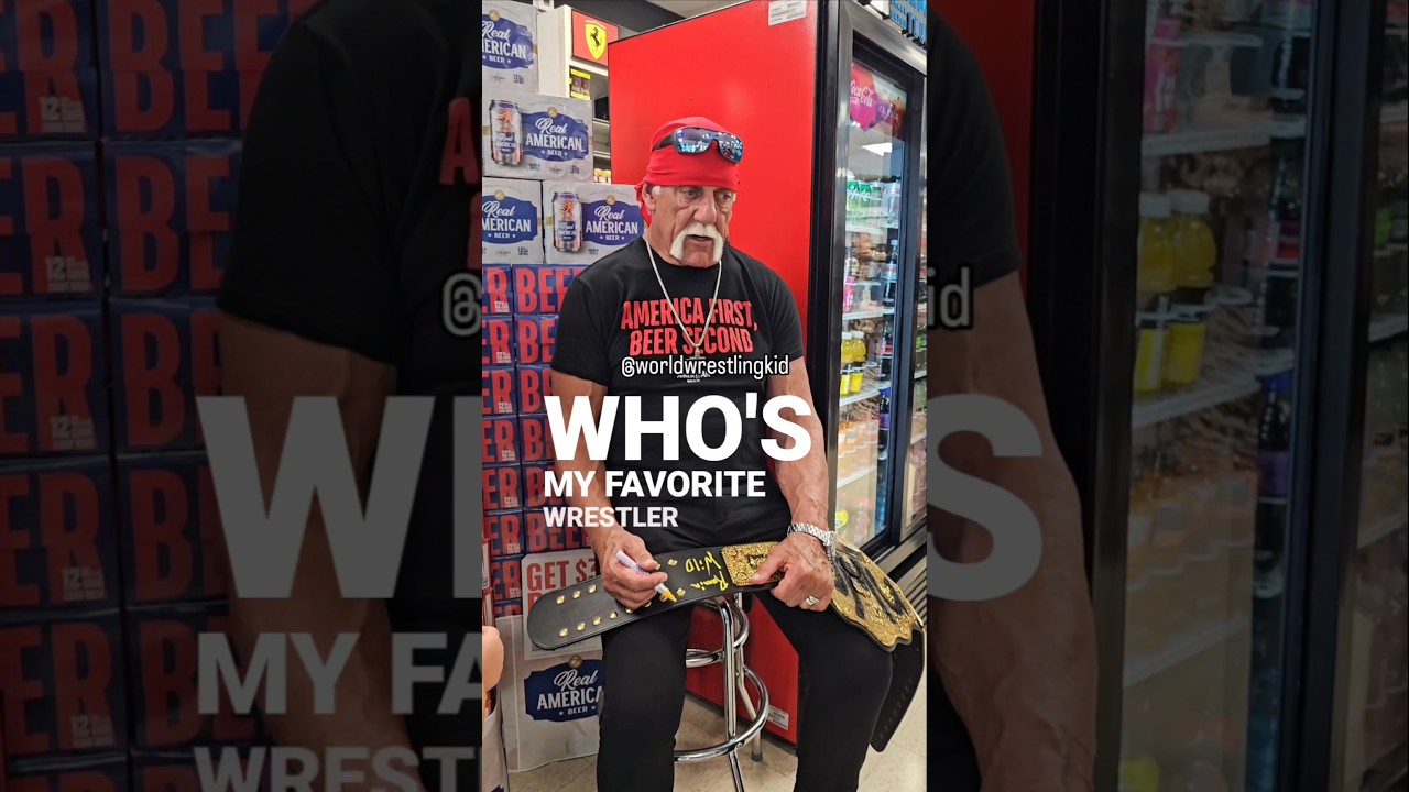Who is Hulk Hogan's favorite wrestler now? #hulkhogan #wwe #wweraw #nwo #sethrollins #drewmsintyre