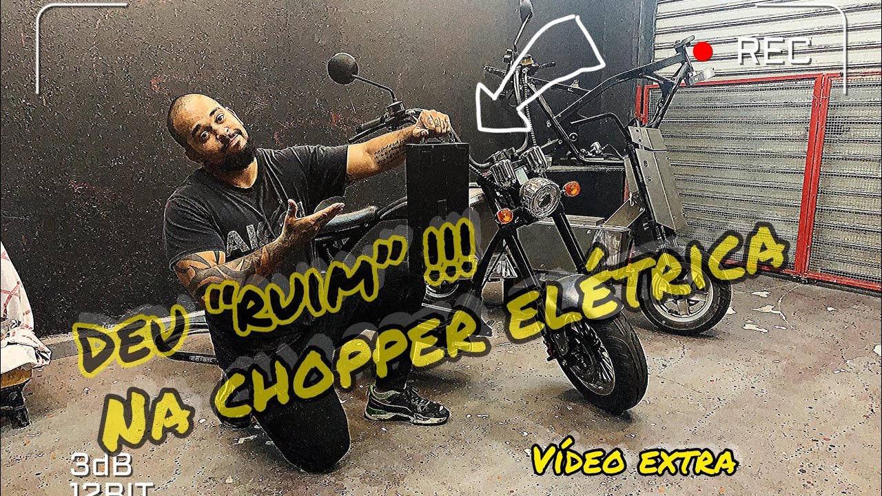 Chopper elétrica citycoco X14.Deu “RUIM”na bateria e agora?#motoeletrica #scootereletrica #citycoco