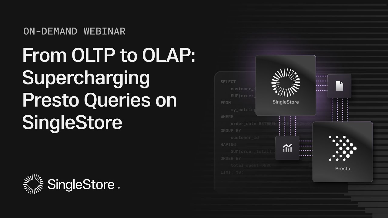 From OLTP to OLAP: Supercharging Queries on SingleStore