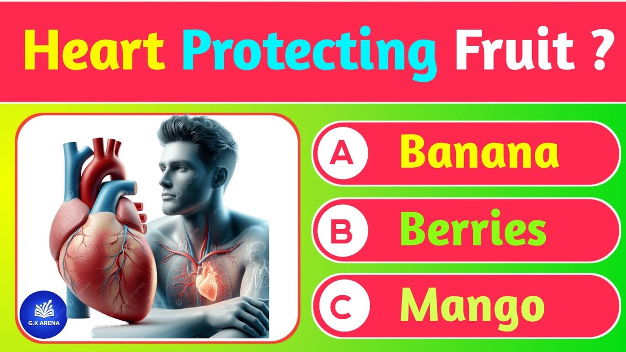 🔥 Human Body & Health GK Quiz | Food Effects MCQ | GK Arena | General Knowledge| Quiz | @QuizBlitz_ 