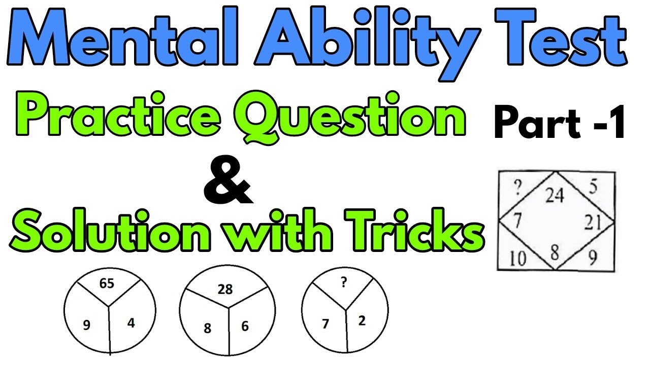 Mental Ability Questions with Practice question & solution with tricks