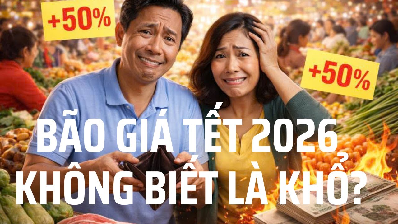 Tết 2026: Bão giá sẽ quét sạch tiền của bạn nếu không biết điều này