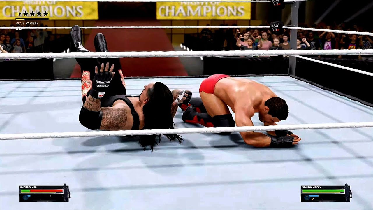 Classic WWE Night Of Champions Undertaker vs. Ken Shamrock IC Title Match