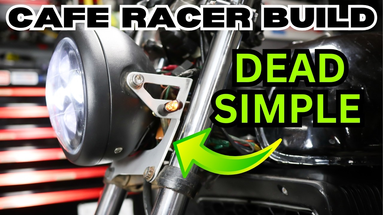 HOW TO MAKE CUSTOM PARTS FOR YOUR CAFE RACER!!!