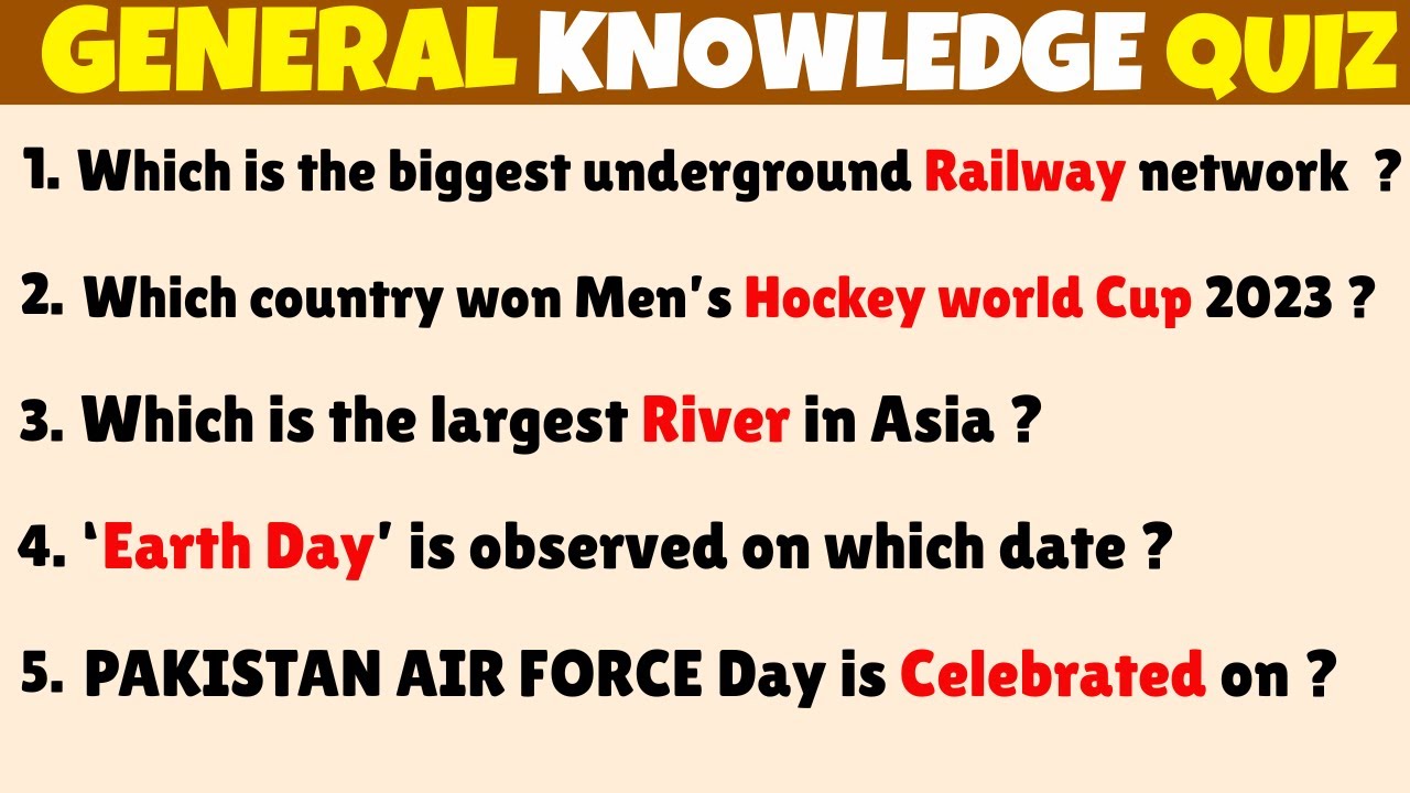 How Sharp Is Your General Knowledge ? Only True Geniuses Get a Perfect Score! #gk