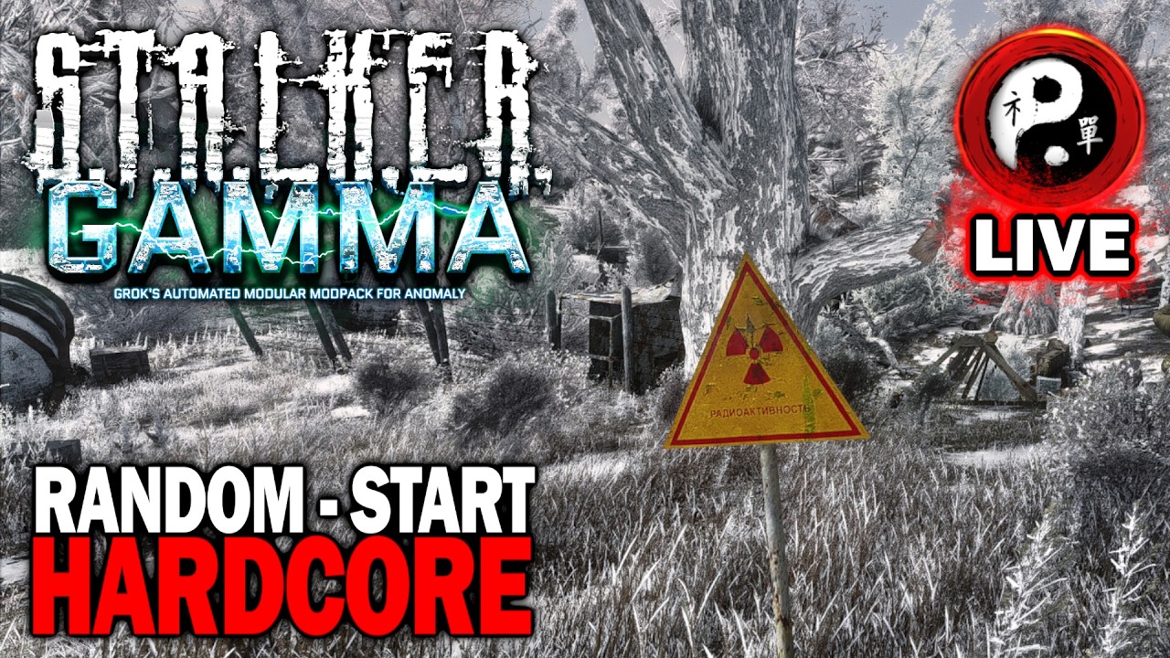 🔴 LIVE — boss says X18.. uhh time to die? maybe ☢️ Random Start Hardcore = Military ☢️ STALKER GAMMA