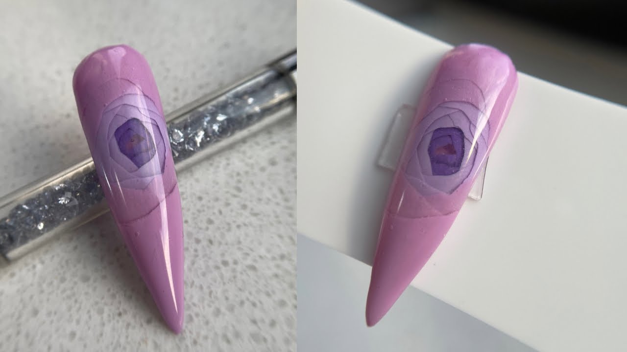 How to 3D rose | Encapsulated rose 🌹 | Nail trend Instagram 2022