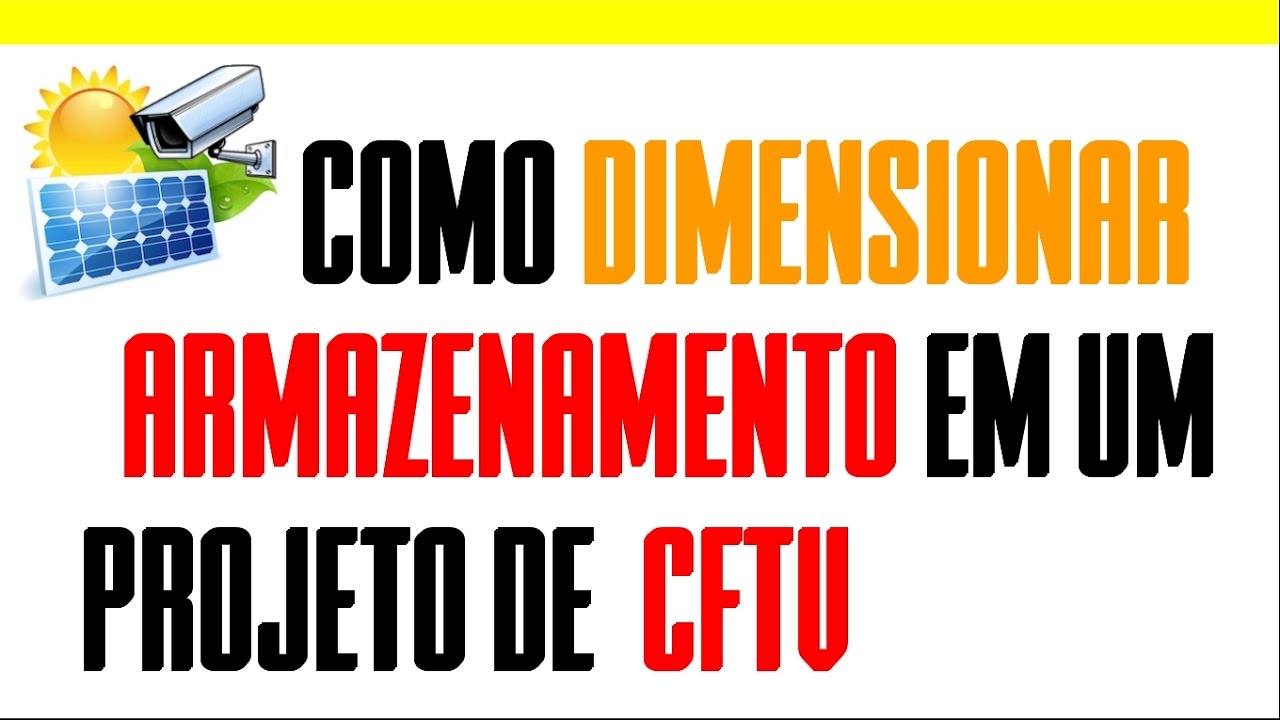 Como dimensionar o armazenamento de servidores em CFTV