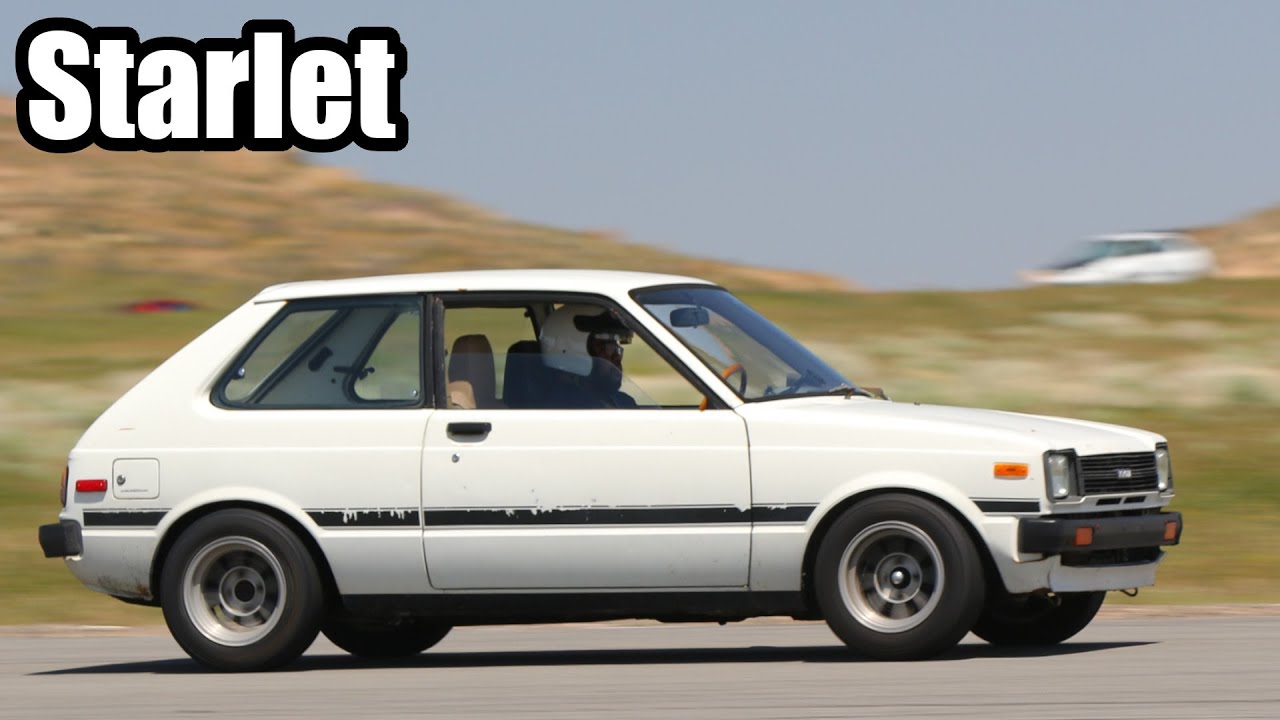 Driving a slow car fast. Toyota Starlet KP61