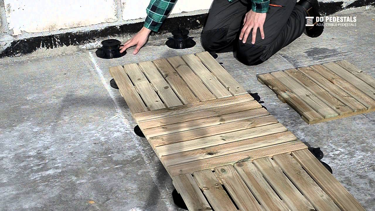 Adjustable Pedestals Screwjack height Support