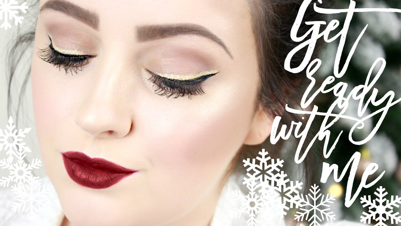 Get Ready With Me: A Christmas Party | Becca Rose Vlogmas Ad