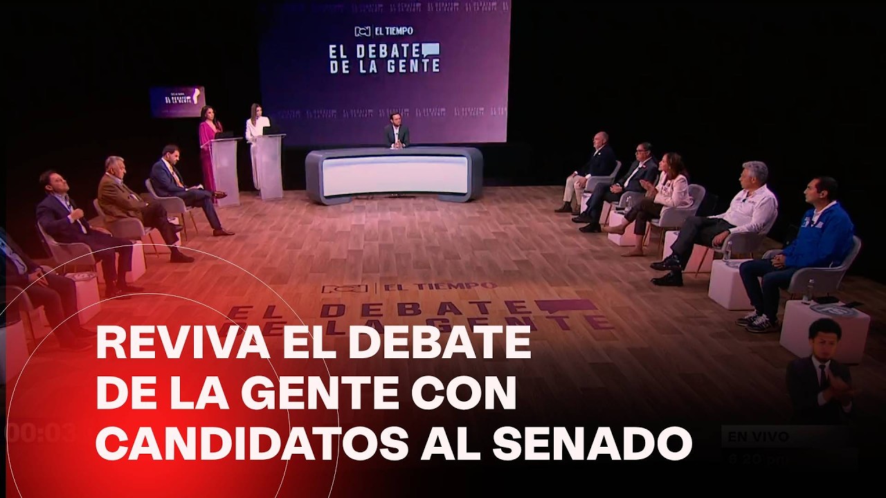 Reviva #ElDebateDeLaGente’ con las cabezas de lista al Senado