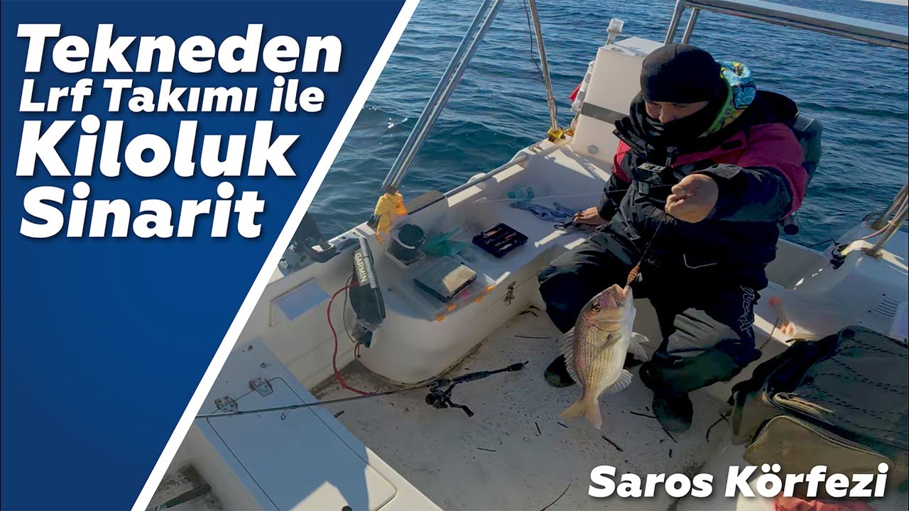 Saros Körfezi'nde Tekneden Lrf Takımı ile Kiloluk Sinarit / Yayla Sahili / Keşan / Edirne / Atçek