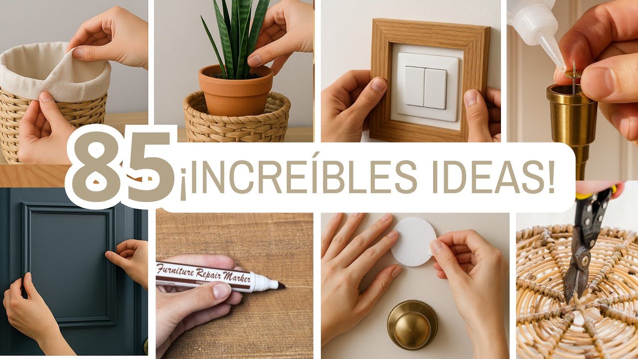 😱¡85 TRUCOS de DECORACIÓN Y ORGANIZACIÓN que solucionan Todo!!! 💸ECONÓMICO, RÁPIDO Y FÁCIL