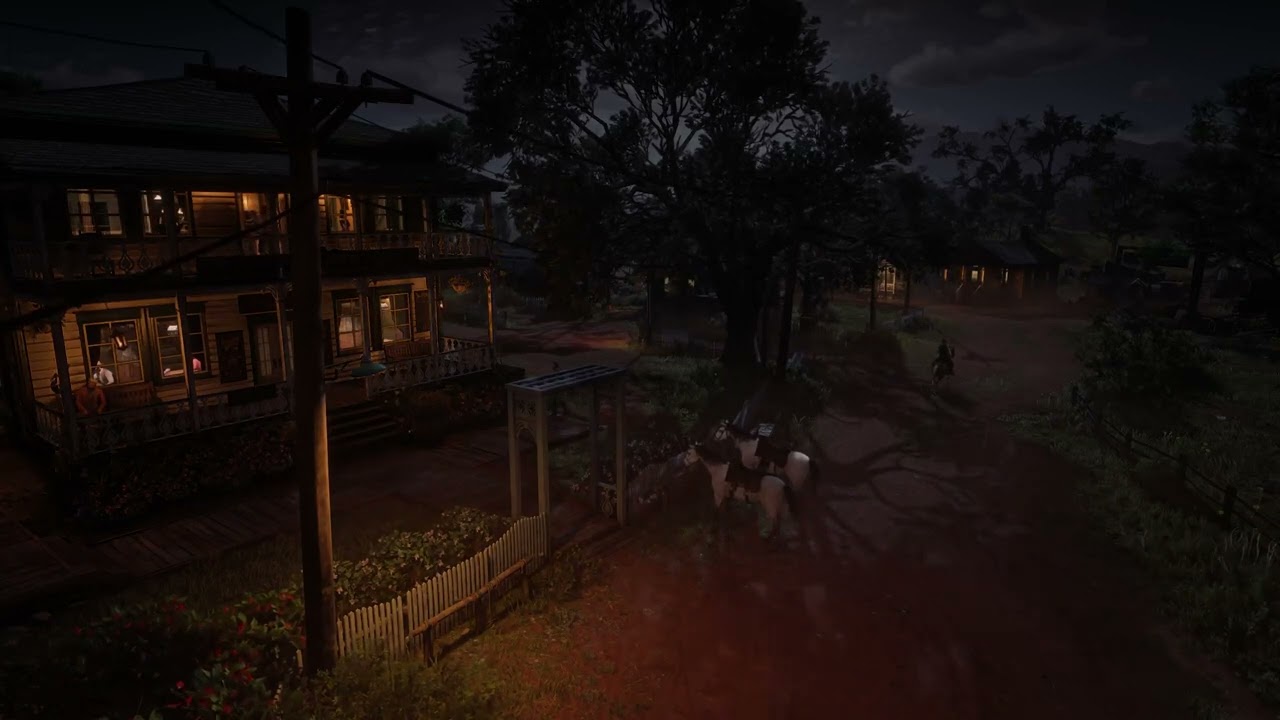 Red Dead 2 Ambience (Rhodes Parlor House) 4K Experience