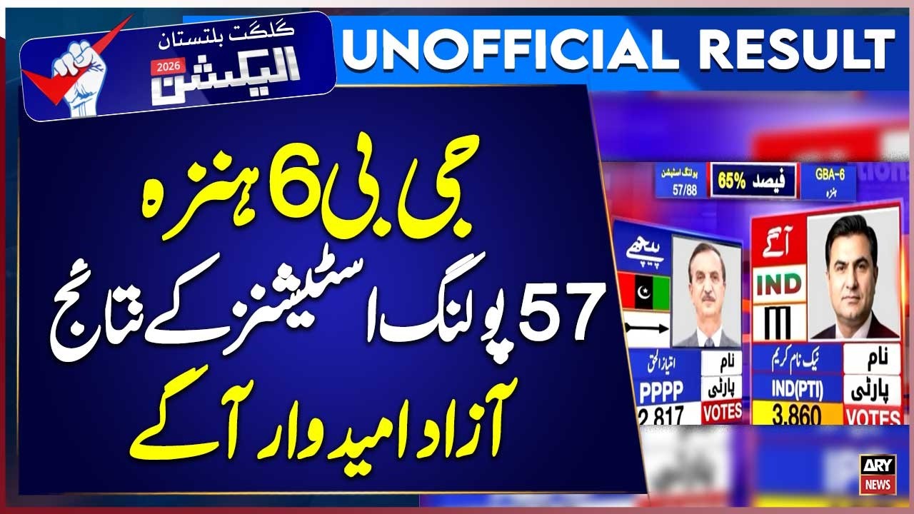 Unofficial Results from GB-6 Hunza: Independent Candidate Takes Lead in 57 Polling Stations