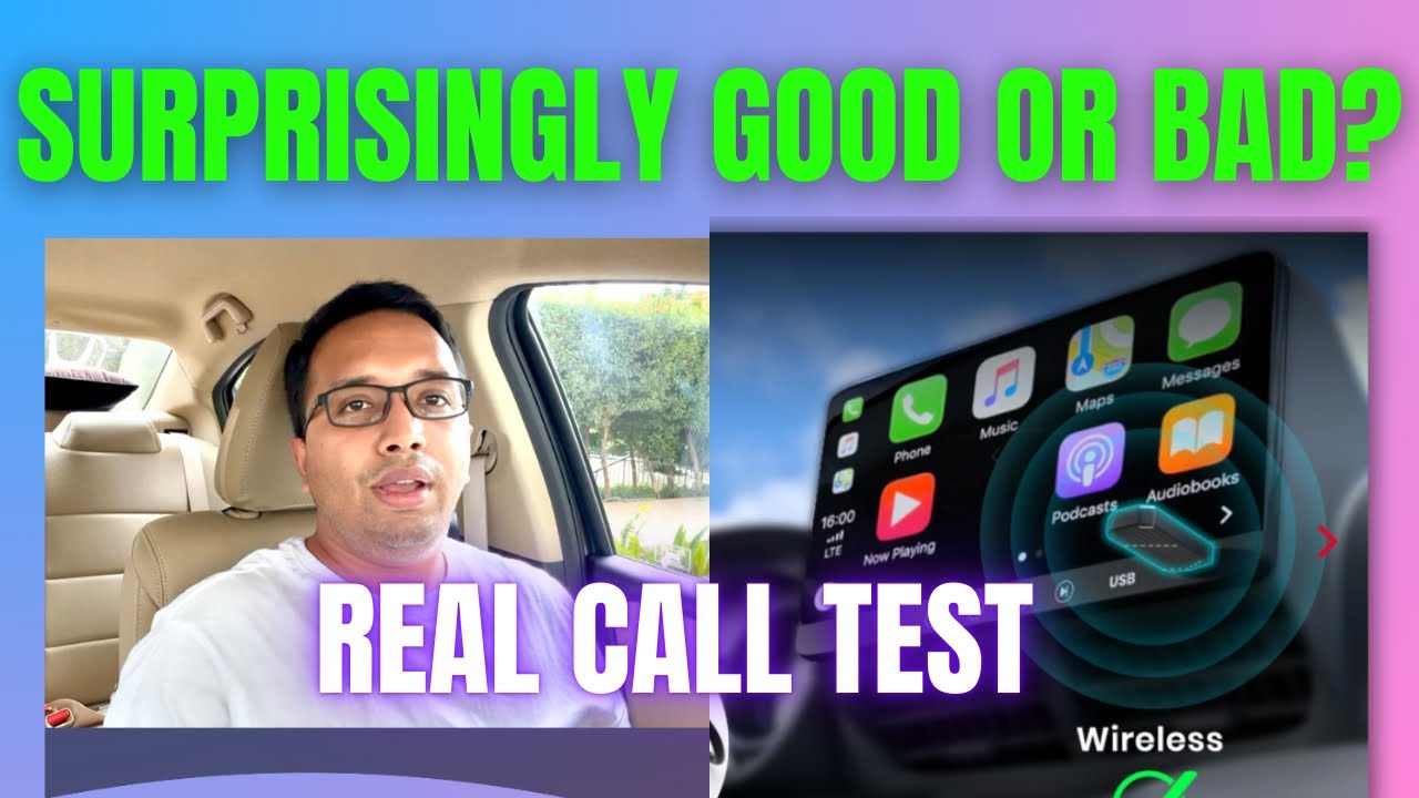 1-Month Review: Portronics Tune Wireless CarPlay & Android Adapter | Call Quality, Connectivity
