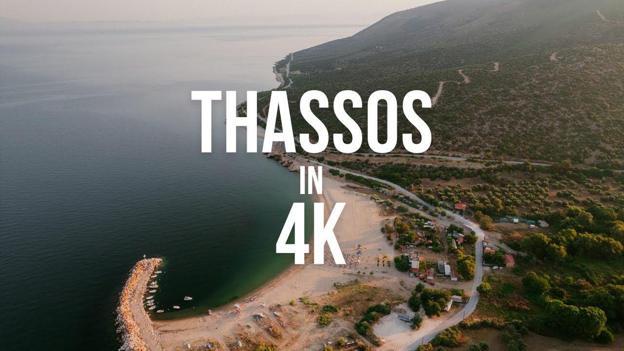 🇬🇷 Красота острова Тасос в 4K