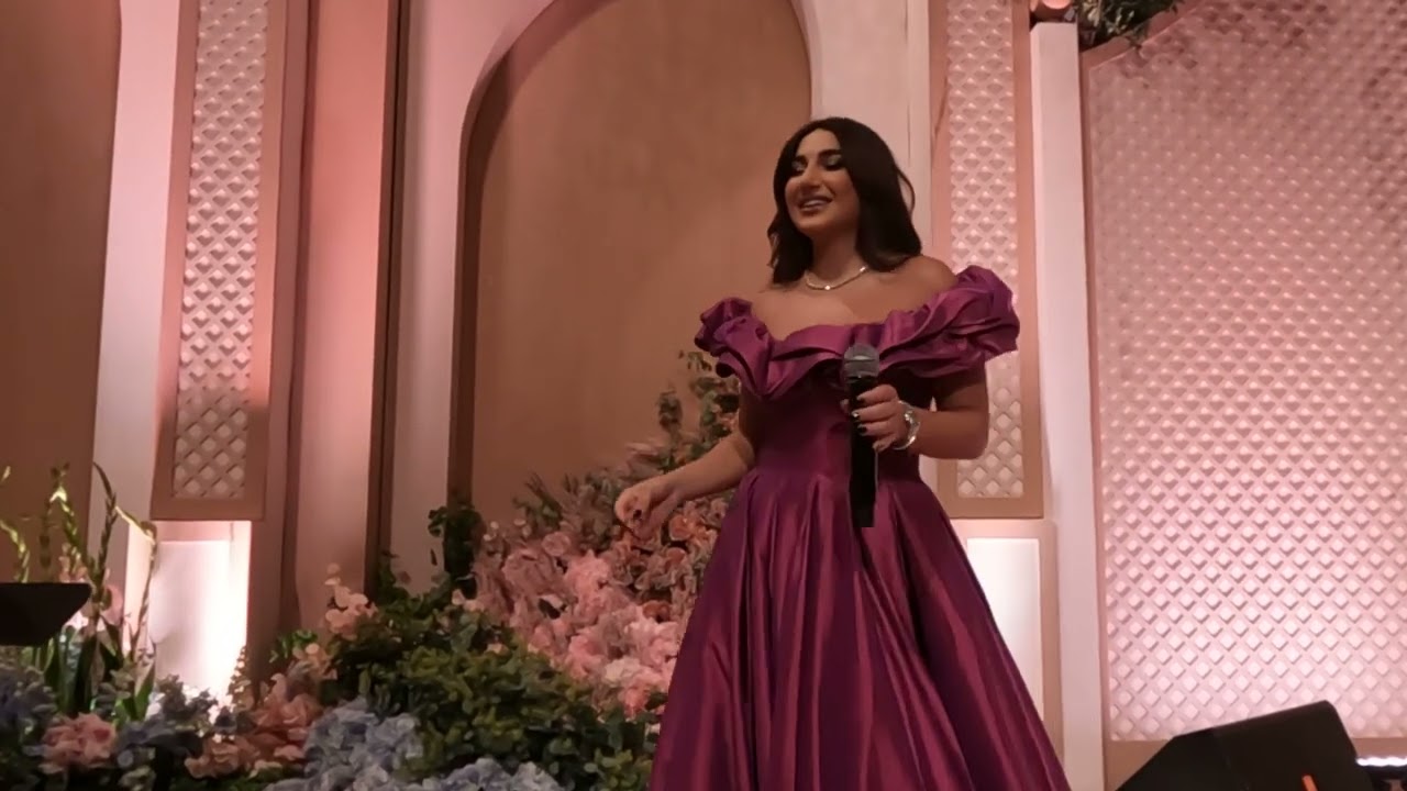 الفنانة ناتاشا قاعة ليلتي جدة خاتم أحمر يماني