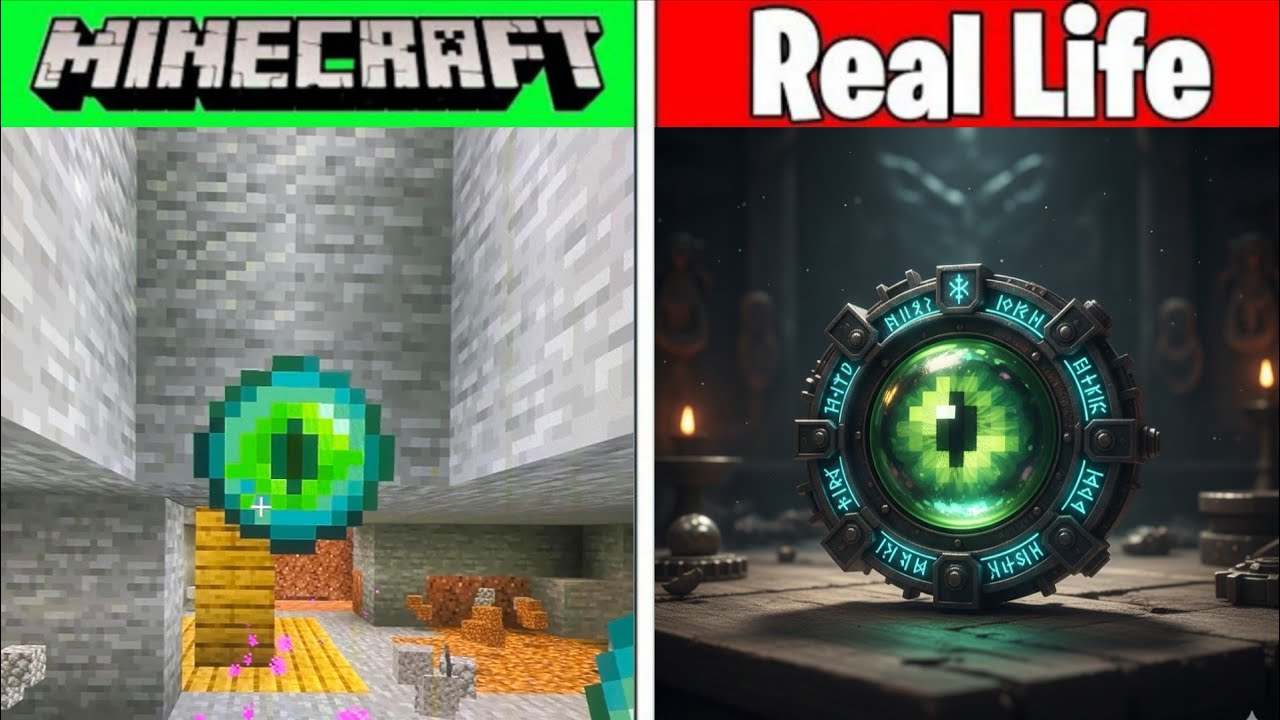 Minecraft Mind Blowing Mobs vs Real Life!