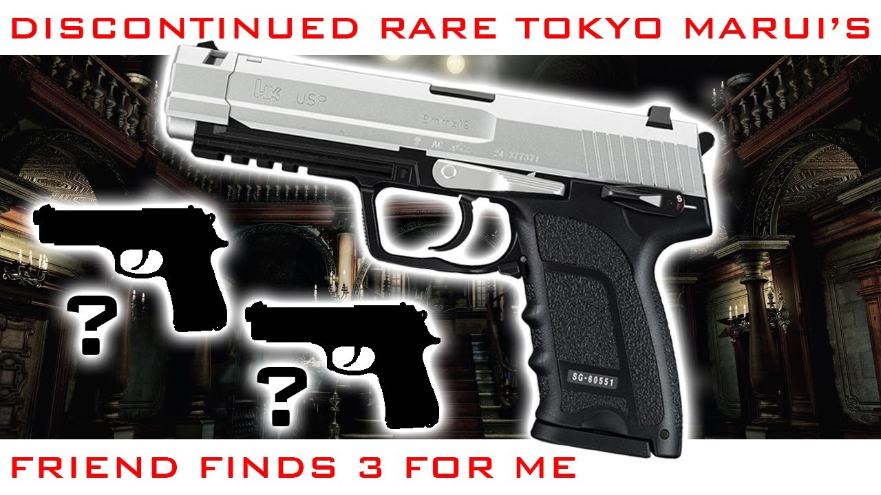 Friend Finds Rare Tokyo Marui GBB Pistols - I Hope You Like Resident Evil