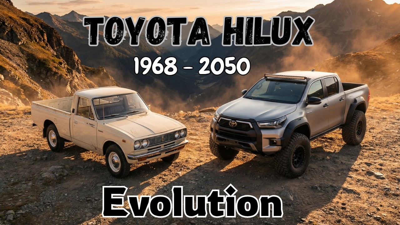 Toyota Hilux Evolution (1968–2050) | Every Generation Then vs Now