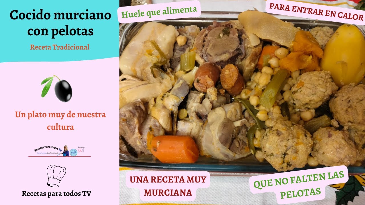Cocido Murciano con Pelotas|Receta Tradicional 🤤