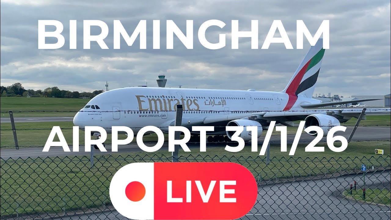 RLAVIATION is live at Birmingham airport 31/1/26