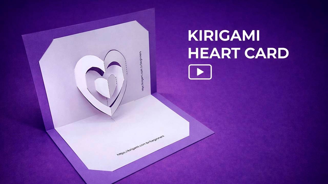 Pop-Up Heart Card – Tutorial | How to Make a Paper Card That Opens in 3D