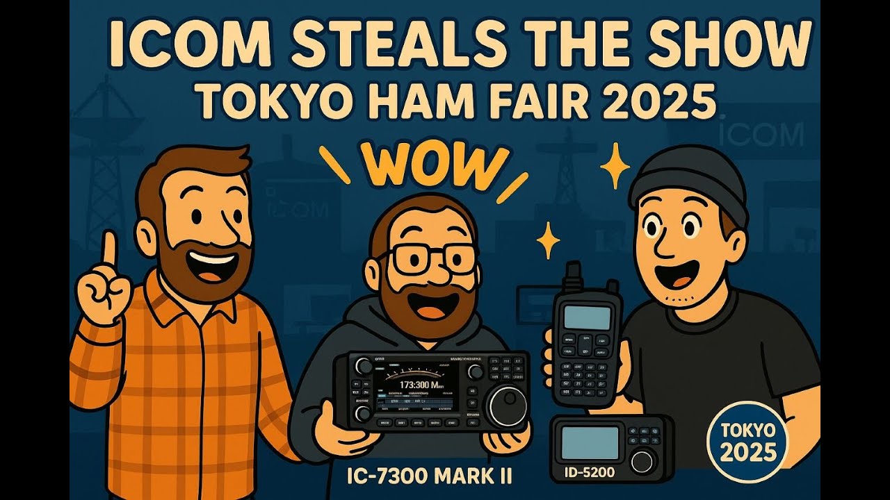 New ICOM Radios Steal the Show - Tokyo Ham Fair Reactions