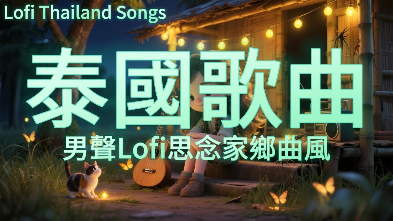【夢潔聽歌】泰國Lofi鄉村風歌曲，溫柔男聲與深夜思鄉情緒 | Thai Lofi Country Song of Late-Night Nostalgia