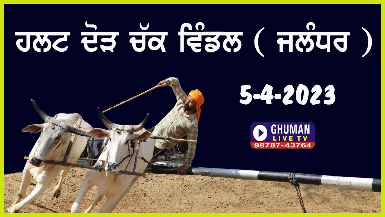 ਹਲਟ ਦੌੜ // ਪਿੰਡ ਚੱਕ ਵਿੰਢਲ // ਜਲੰਧਰ // 5-4-2023