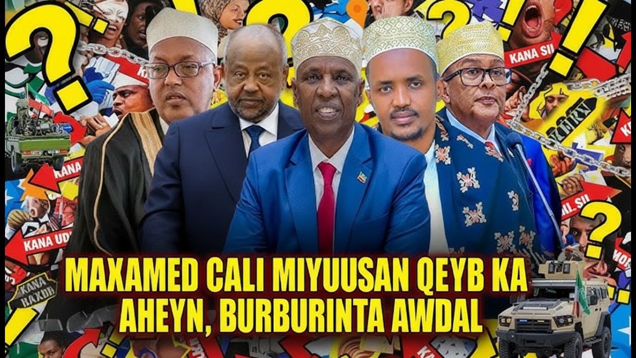 MAXAMED CALI DHUMAALEYSIGII AWDAL UU KU JOOGEY MA WUXUU KU BADALEY INUU HORUMARIYO GOBOLADA BARIGA??