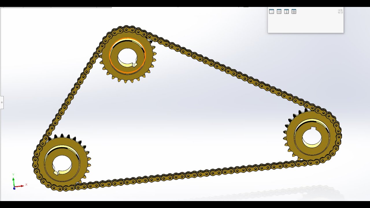 Hướng dẫn Solidworks | Thiết kế vòng xích bằng Solidworks-Tutorials