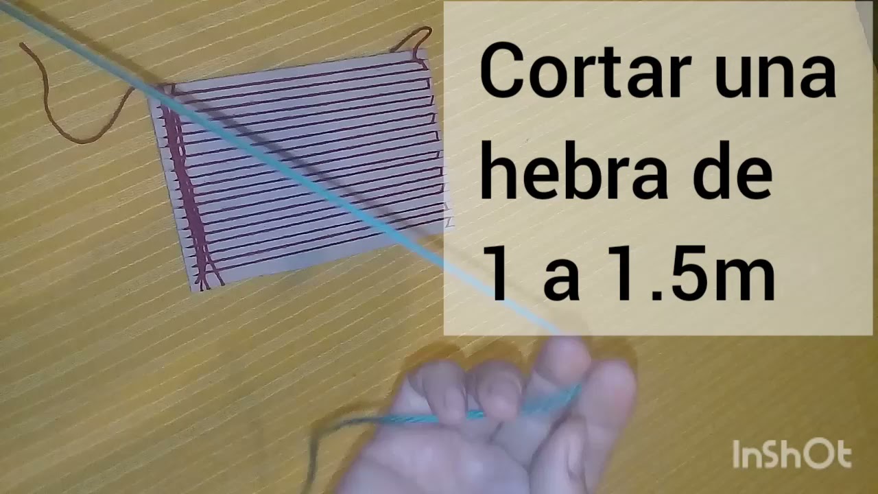 Telar sobre cartón 1.
