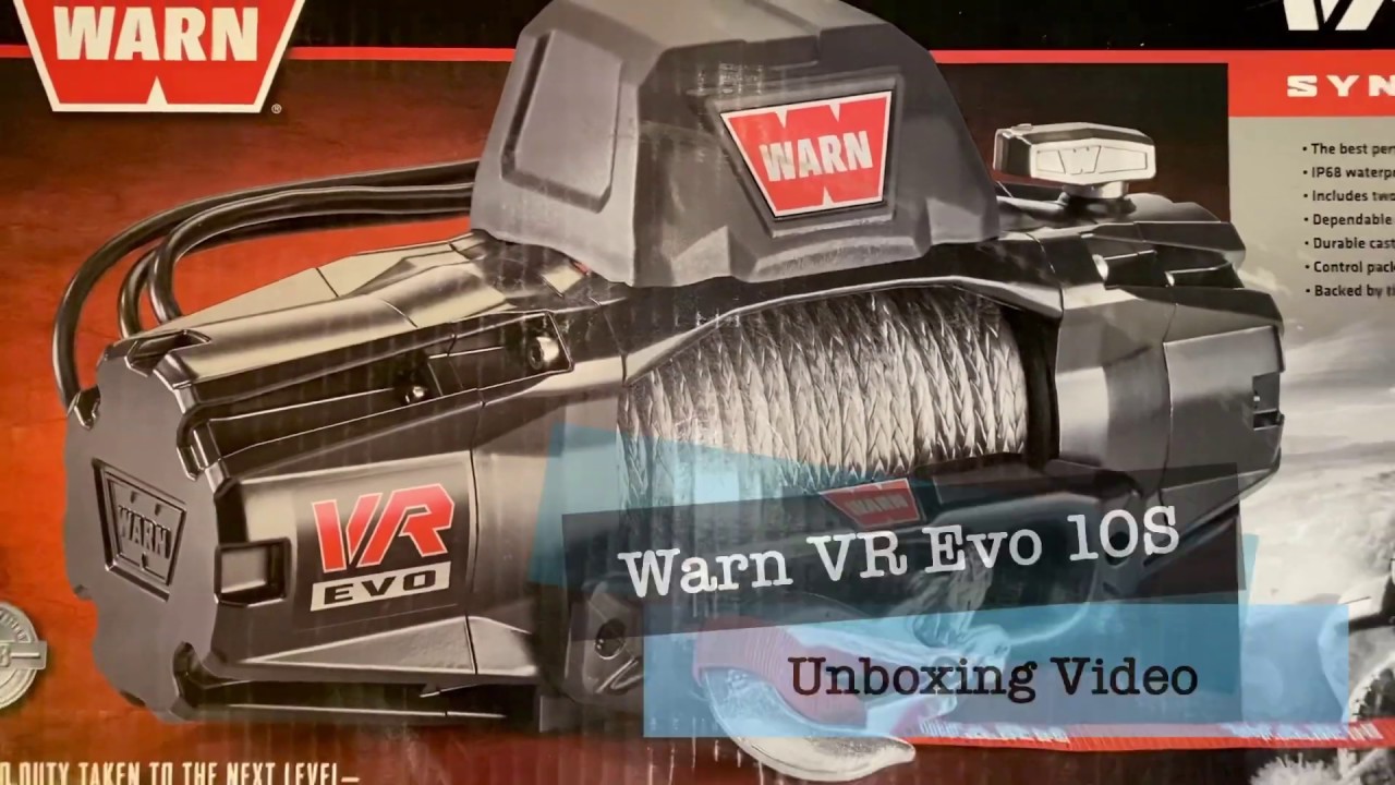 New Warn VR EVO 10S Winch Unboxing