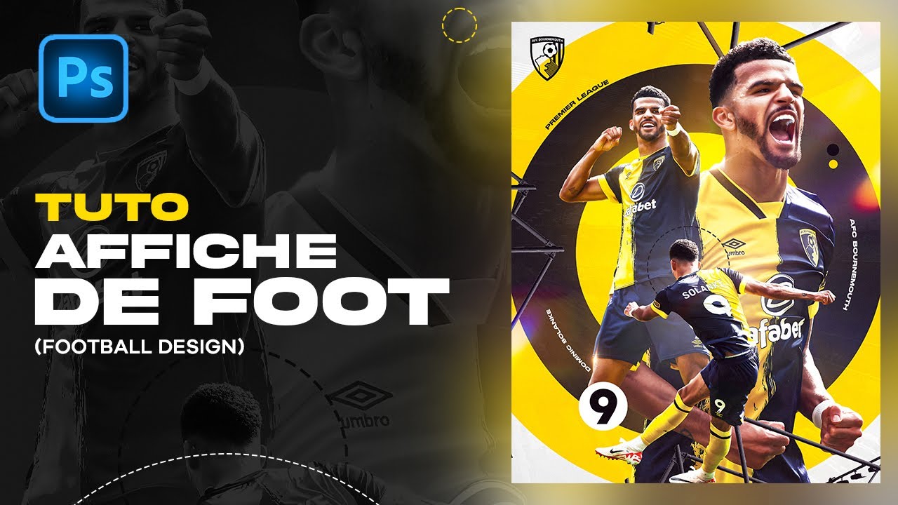 Tuto : Affiche de foot / Football design (Photoshop)