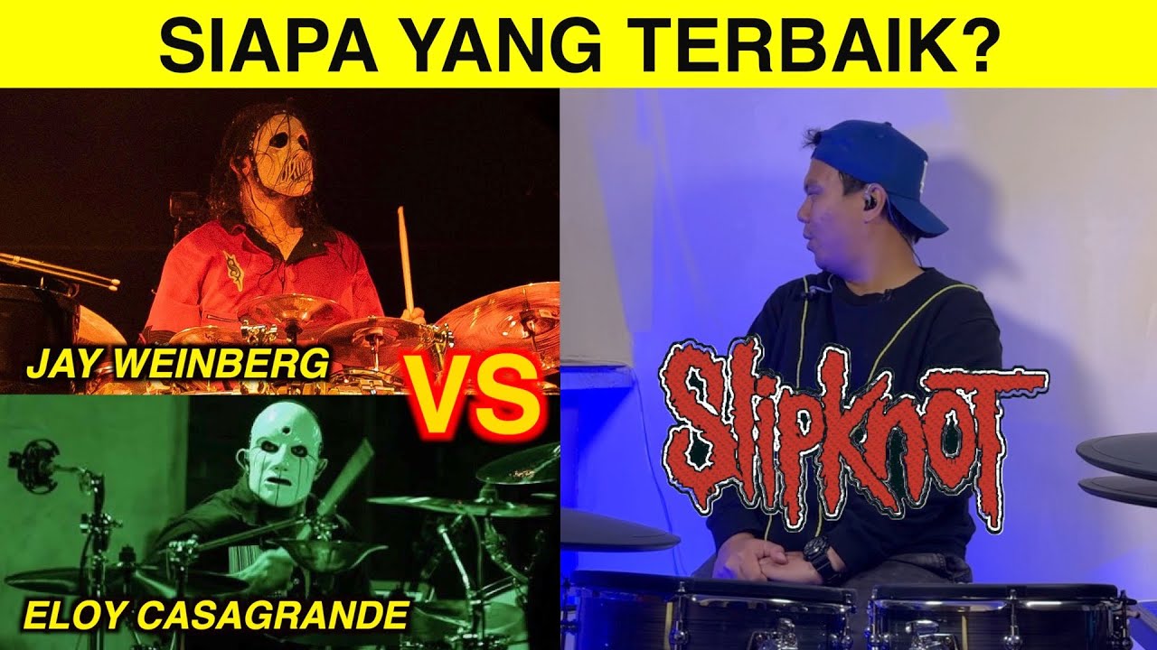 REACTION ELOY CASAGRANDE VS JAY WEINBERG - SLIPKNOT DRUMMER