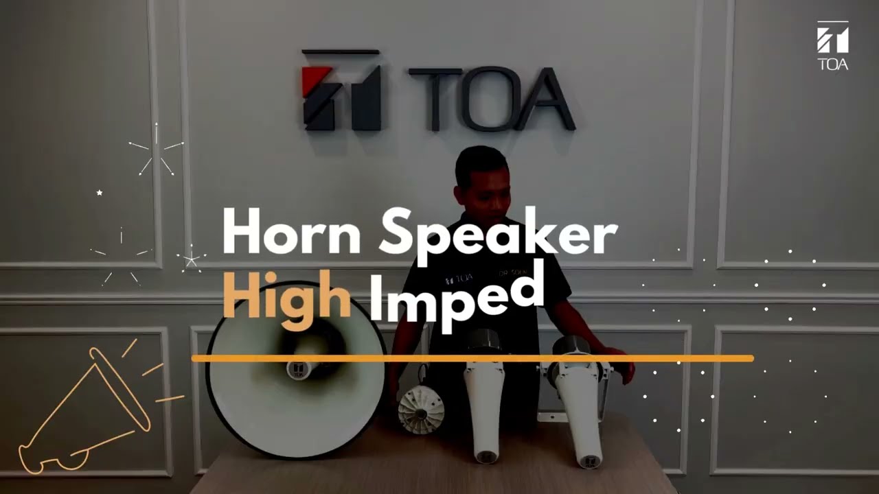 ИСПОЛЬЗОВАНИЕ КОЛОНКИ TOA CORON ДЕЛАЕТ ЕГО ДОЛГОВРЕМЕННЫМ И НАДЕЖНЫМ | TOA Indonesia