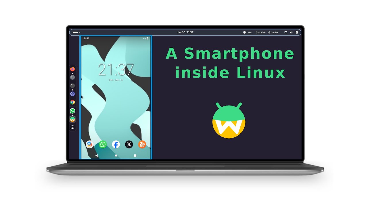 Настройка Android на Arch Linux с помощью Waydroid