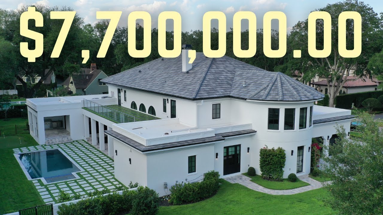 Recorriendo una mansión de $7,700,000 en Winter Park | Casas de Lujo Florida